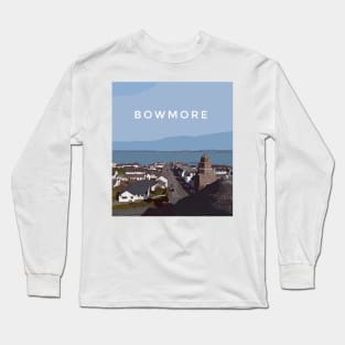 Bowmore Islay travel poster Long Sleeve T-Shirt